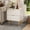 White 1pcs, variant on Huisuilinss Fluted Nightstand With 2 Drawers,Gold & Wood Bedside Table,Small Side Table,Modern End Table,Night Stand For Bedroom Apartment Living Room