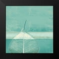 thumbnail image 2 of Pinto, Patricia 15x15 Black Modern Framed Museum Art Print Titled - Less is More on Teal II, 2 of 5
