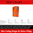thumbnail image 2 of Kishigo High Visibility Orange Reflective Security Vest Lightweight Mesh Single Pocket, Pack of 9, Size: XL, 2 of 5
