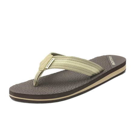 

NORTIV 8 Men s Thong Flip Flops Sandals Comfortable Lightweight Beach Sandal 181113M BEIGE Size 12