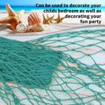 thumbnail image 4 of Redes decorativas de pesca acuática ZUEXT, paquete de 2 unidades, 203 x 102 cm, 4 of 7