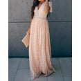 thumbnail image 4 of Robe Maxi en Dentelle Rose pour Femmes Fill Your Heart, 4 of 23