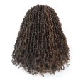 thumbnail image 2 of Cabello de ganchillo GIX Yanky Twist, 10 pulgadas, 8 paquetes, negro mixto, marrón, 2 of 6