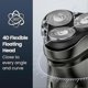 thumbnail image 2 of Puruxe Electric Shaver For Men, 4D Rotary Razor With LCD Display, IPX6 Waterproof, Wet/Dry, Rechargeable, Travel And Home, 2 of 5