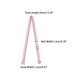 thumbnail image 3 of Tirantes de sujetador INSPIRE CHIC para mujeres, 2 pares, ancho de 10/12/15/18/20 mm, tirantes elásticos ajustables y extensibles, color rosa puro - 10 mm, 3 of 5