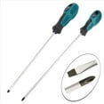 thumbnail image 3 of 2 Packs 12 Inches Long Slotted and Screwdriver Flat Blade Screwdriver Magnetic Screwdriver with Rubber Handle, 3 of 4
