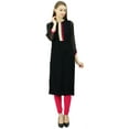 thumbnail image 1 of Phagun Straight Georgette Kurta Designer Tunic Top Indian Chic Kurti For Womens, 1 of 1