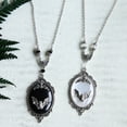thumbnail image 2 of Gothic for Vampire Bat Jewelry Sweater Necklace Ring Earring Halloween Witch Crystal Necklace Jewelry Gift for Bat Lover, 2 of 14