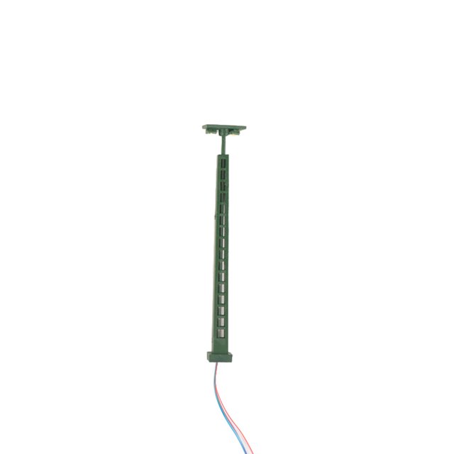Ruiboury Model Railway Lamp Micro-Landscape Layout Props LED Lamppost Park Decoration Miniature Ladder Streetlights Crafts Green(Warm Light)