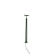 thumbnail image 4 of Bearachild Lámpara de ferrocarril modelo Accesorios de paisaje al aire libre LED Farola de metal Escalera de jardín Farolas Artesanía Verde Verde (luz cálida) 10Conjunto, 4 of 6