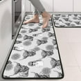 thumbnail image 2 of Kitchen Rugs Sets Of 2,Gray Highland Cow Lemon Pattern Anti Fatigue Kitchen Mat Rugs Non Slip Washable,Decorative Kitchen Floor Mats for Kitchen,Sink,Laundry,17"x47"+17"x47", 2 of 5