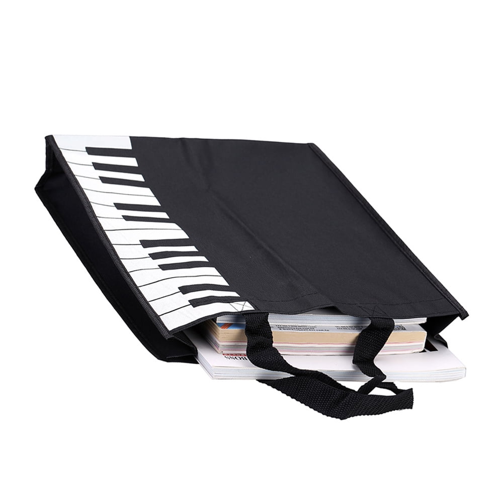 Piano Tote Bag Musician Gift Piano Book Tote Music Bag 