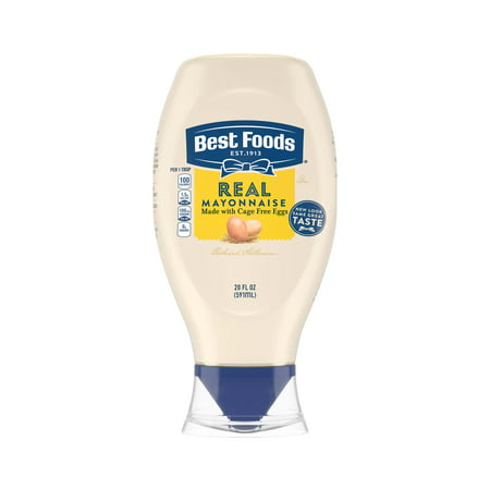 (2 Pack) Best Foods Squeeze Real Mayonnaise, 20 (Best Condiment For Salmon)