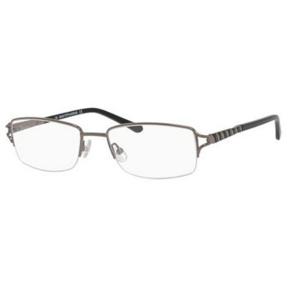 SAKS FIFTH AVENUE Eyeglasses 289 0CT7 Ruthenium 54MM - Walmart.com ...