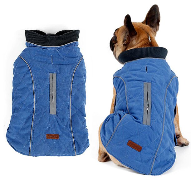 Purple Ropa vintage para mascotas Chaleco cálido para perros de otoño e invierno engrosado Xs