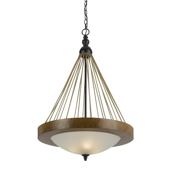 Cal Lighting - Monticello-Three Light Pendant-32 Inches High -Traditional