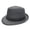 Dark Gray, variant on Summer Breathable Mesh Pork Pie Hat - Lightweight Roll Brim Trilby Fedora Hat for Men Women, Vintage Packable Sun Hat