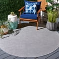 thumbnail image 2 of SAFAVIEH Martha Stewart Hampton Solid Indoor/Outdoor Area Rug, Navy, 6'5" x 6'5" Round, 2 of 9