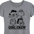 thumbnail image 3 of Peanuts - Girl Crew - Women's Short Sleeve Graphic T-Shirt, 3 of 6