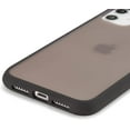 thumbnail image 4 of Compatible with iPhone 11 Case, 6.1-Inch, Matte Translucent PC Back Case with Silicone Bumper Slim Shockproof Protective Phone Case Cover for iPhone 11, Black, 4 of 5