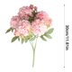 thumbnail image 1 of Ramo de flores artificiales de seda, rosas y peonías, decoración de boda de mano, guía de carreteras, decoración de pared, arreglo floral artificial para el hogar, la oficina, fiestas y ceremonias., 1 of 5