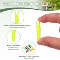 thumbnail image 3 of Uxcell Archery Arrow Nocks, Plastic Nocks Replacement Arrows Tail Accessory-Fitting For (DIY Hunting Shooting/Compound/Recurve Bow) 6.2MM/0.24" ID & 12 Pcs & Plastic & Yellow, 3 of 6