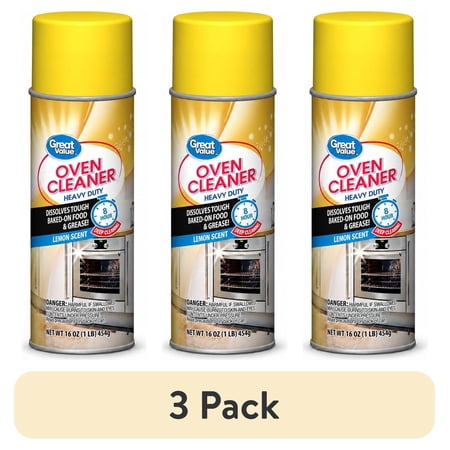 (3 pack) Great Value Oven Cleaner Heavy Duty, 16 oz