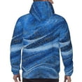 thumbnail image 7 of Balery Sparkling With Blue Pattern Mens Hoodie Kangaroo Pocket Hoodie Pullover Hooded Sweatshirt Ideal for Daily Wear Travel and Home-Large, 7 of 7
