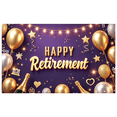 thumbnail image 2 of Decorative Design Happy Retirement Banner Balloon Decoration Party Backdrop for Retirement Celebration Indoor Party Event Decoration, 2 of 8