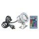 thumbnail image 2 of Lámpara sumergible de luz subacuática AC85-265V 10W RGB LED con control remoto yeacher  Luz subacuática, 2 of 7