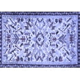 thumbnail image 1 of Ahgly Company Machine Washable Indoor Rectangle Animal Blue Traditional Area Rugs, 3' x 5', 1 of 4