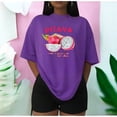 thumbnail image 3 of Playera Blusa De Pitaya Sweet Summer Time – Explosión de Color y Sabor Tropical Color Morado Talla Extra Grande Marca Emil SaEs, 3 of 4