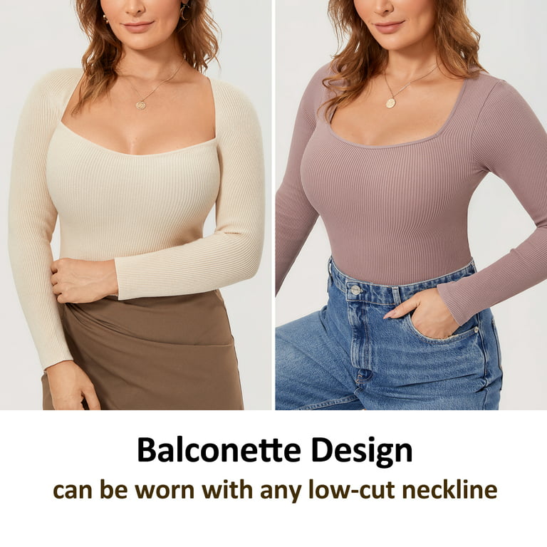 Delimira Women's Balconette Bra Push up Underwire Unlined See Through Demi  Bras Plus Size 