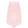 thumbnail image 2 of Vxuxlje Big Girls Chiffon Irregular Ballet Jazz Dance Dress Lyrical Studio Practice Modern Skirt Pink 12, 2 of 7