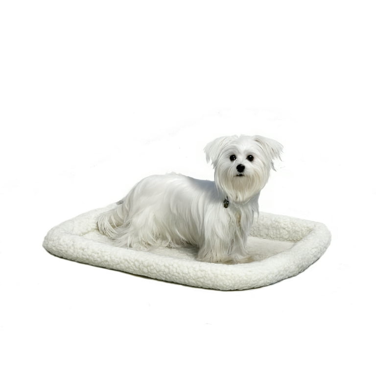 MidWest Quiet Time Fleece Bolster Bed, Fits 22-Inch Crate photo 2