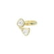 thumbnail image 1 of Anillo para Mujer con Cristal Fino Swarovski Trillant-  Bañado en Oro 14k– Anillo Elegante y Brillante-Aretes de Mujer de Moda, Joyería para Mujer de Moda– Regalo especial Ortiz Espinosa Temporada, 1 of 2