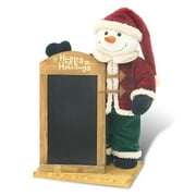 Homespun Snowman with Chalkboard