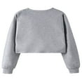 thumbnail image 3 of PENGXIANG Sweat-Shirts pour Femmes Lettre Coeur Imprimé Col Rond Pulls, 3 of 4