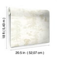 thumbnail image 5 of Winnie The Pooh Toile Peel & Stick Wallpaper, 5 of 13