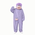 thumbnail image 7 of ZHANGDER Kids Monster Onesie, Big Mouth Monster Onesie, Plush Fleece Homewear, Soft Loungewear with Shoes, 2Y-2XL, 7 of 7