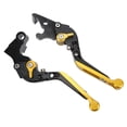 thumbnail image 2 of Brake  Levers, Cool Design Rustproof Folding Short Brake  Levers  For MT07 MT09 FZ07, 2 of 8