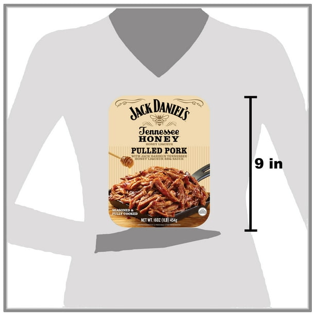 Jack Daniel' Honey Pulled Pork | Microwave meals for retail