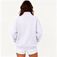 thumbnail image 6 of Summer Sweatshirts For Women No Hood Lightweight Crewneck Shirt Long Sleeve Pullover Casual Hoodless Hoodie White S, 6 of 7