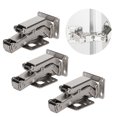 thumbnail image 1 of Adjustable Kitchen Hinges, with Screw Cabinet Concealed Door Hinges, Cabinet for kitchen, 1 of 7