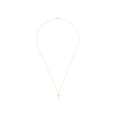 thumbnail image 3 of Women's Welry Cross Pendant Necklace with Diamonds in 10kt Yellow Gold, 17" + 1", 3 of 7