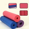 thumbnail image 5 of Yoga mat 0.2 inches thick, with nylon strap, suitable for both men and women - anti slip exercise mat, suitable for home yoga, Pilates, stretching, flooring, and fitness exercises, 5 of 8
