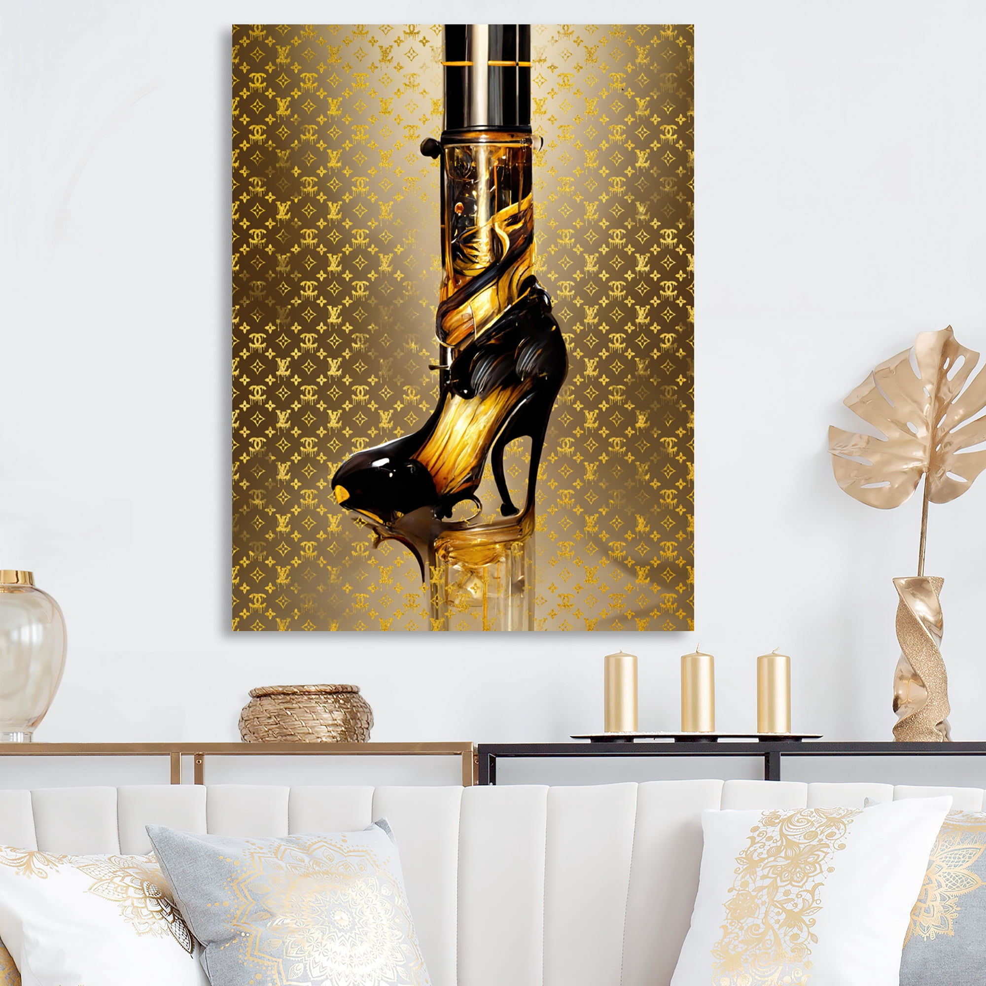 Designart High Fashion High Heel I Canvas Wall Art