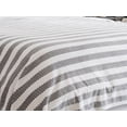 thumbnail image 4 of Cobertor Ligero Alberta Matrimonial Dormireal Gris Rayas 1.80 x 2.20 m, 4 of 5