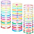 thumbnail image 1 of Juego de pulseras de amistad Jadive, 48 unidades, coloridas para niños y niñas, 1 of 7