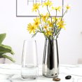 thumbnail image 3 of Florero de vidrio alto y moderno: elegante florero, centro de mesa con contenedor floral, 3 of 8